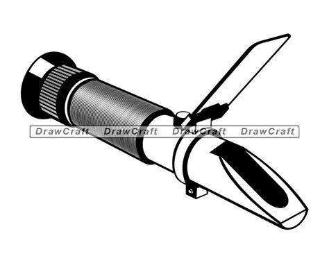 refractometer clipart|refractometer drawing.